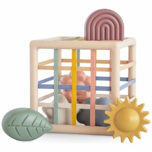 Boîte à formes avec élastiques