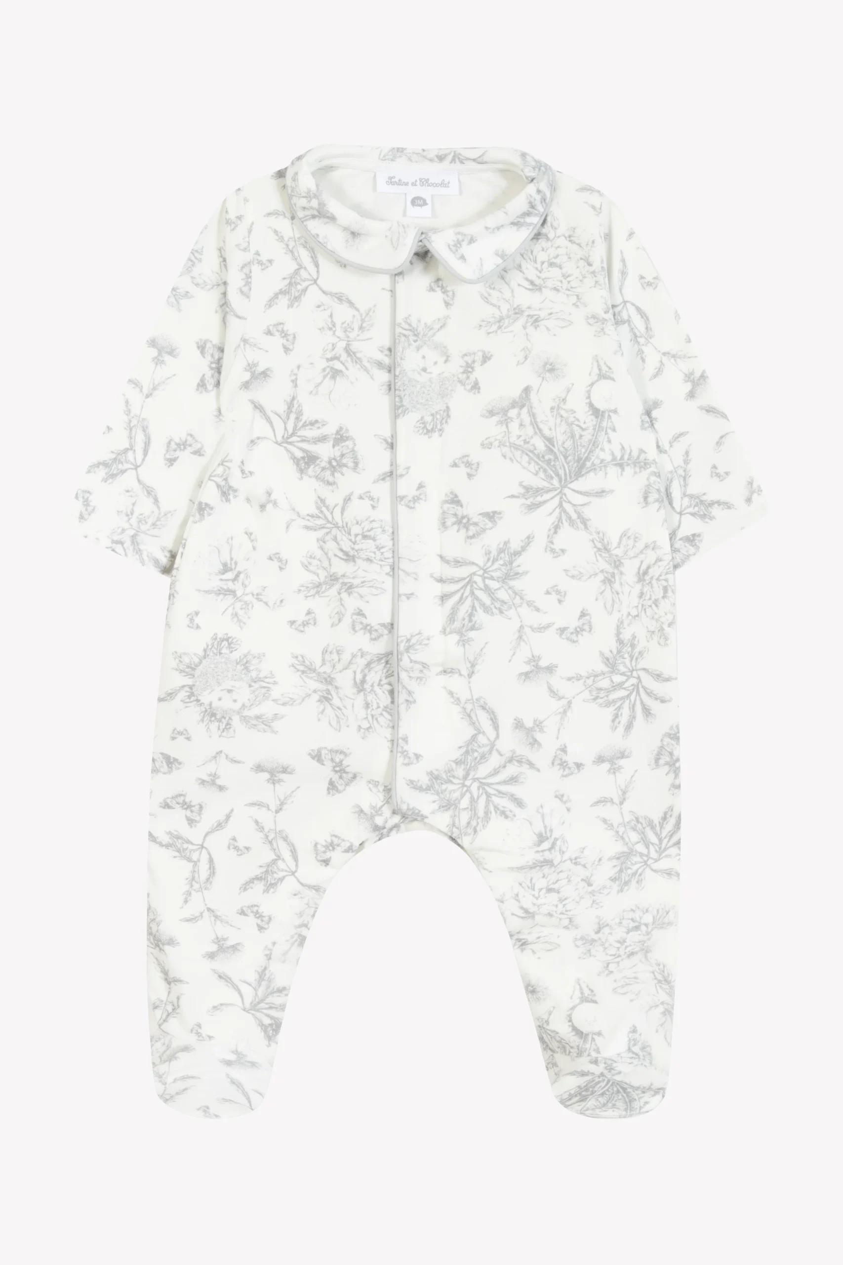 Pyjama Toile de jouy - Gris – Image 3