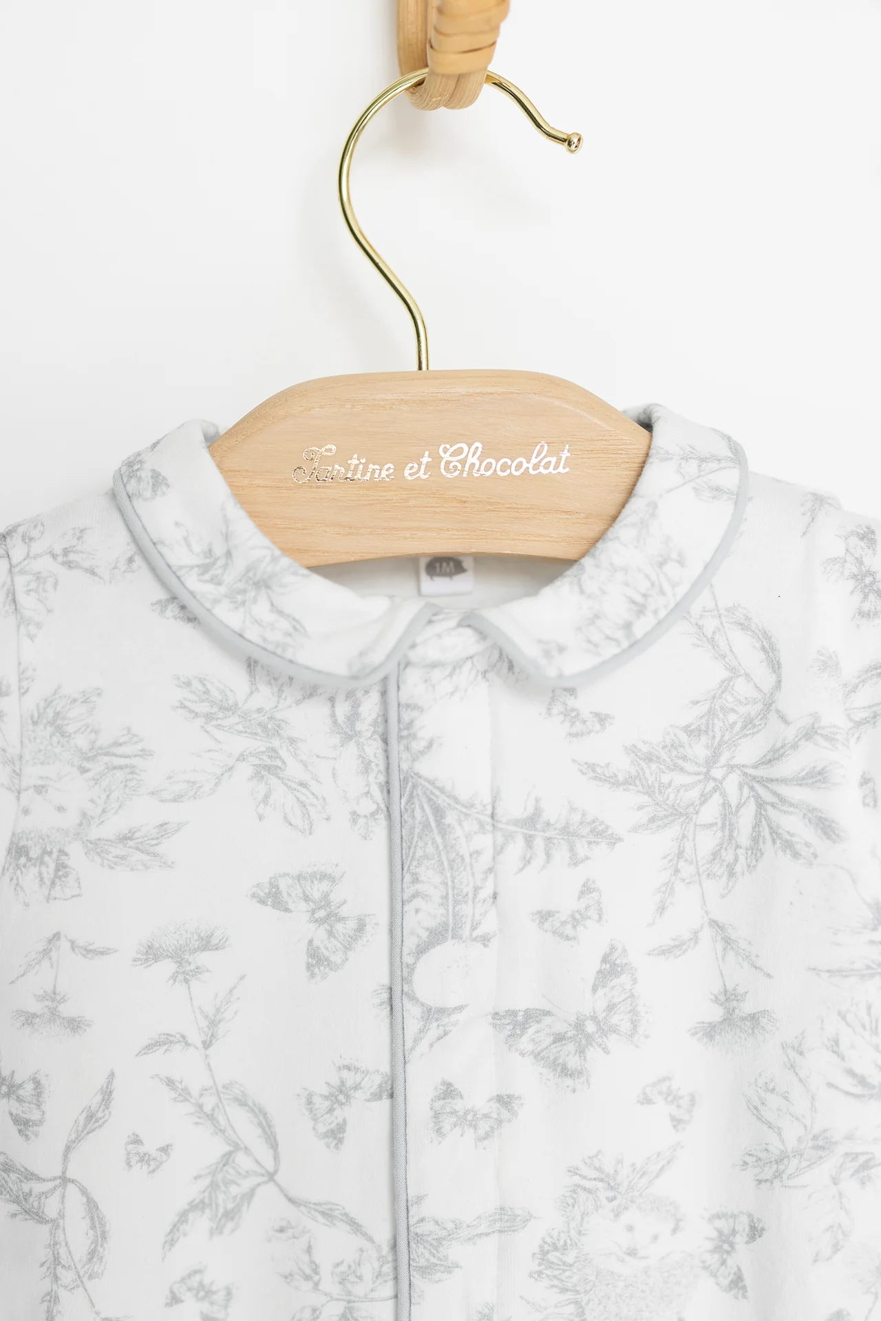 Pyjama Toile de jouy - Gris – Image 2