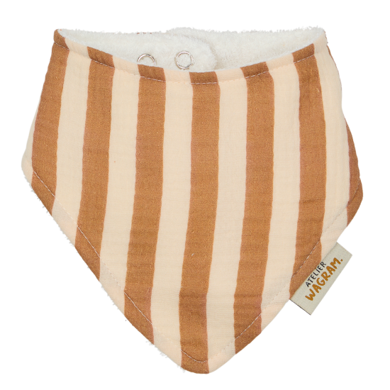Bavoir bandana - Rayures larges