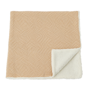 Couverture pilou - Gaze vichy