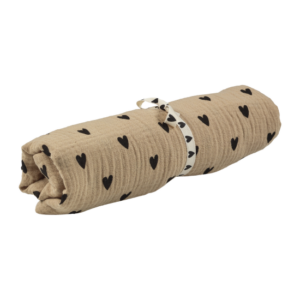 Lange - Gaze coeurs beige